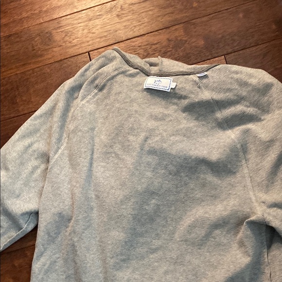 Southern Tide Gray Hooded Sweatshirt Relaxed Fit - Picture 13 of 14